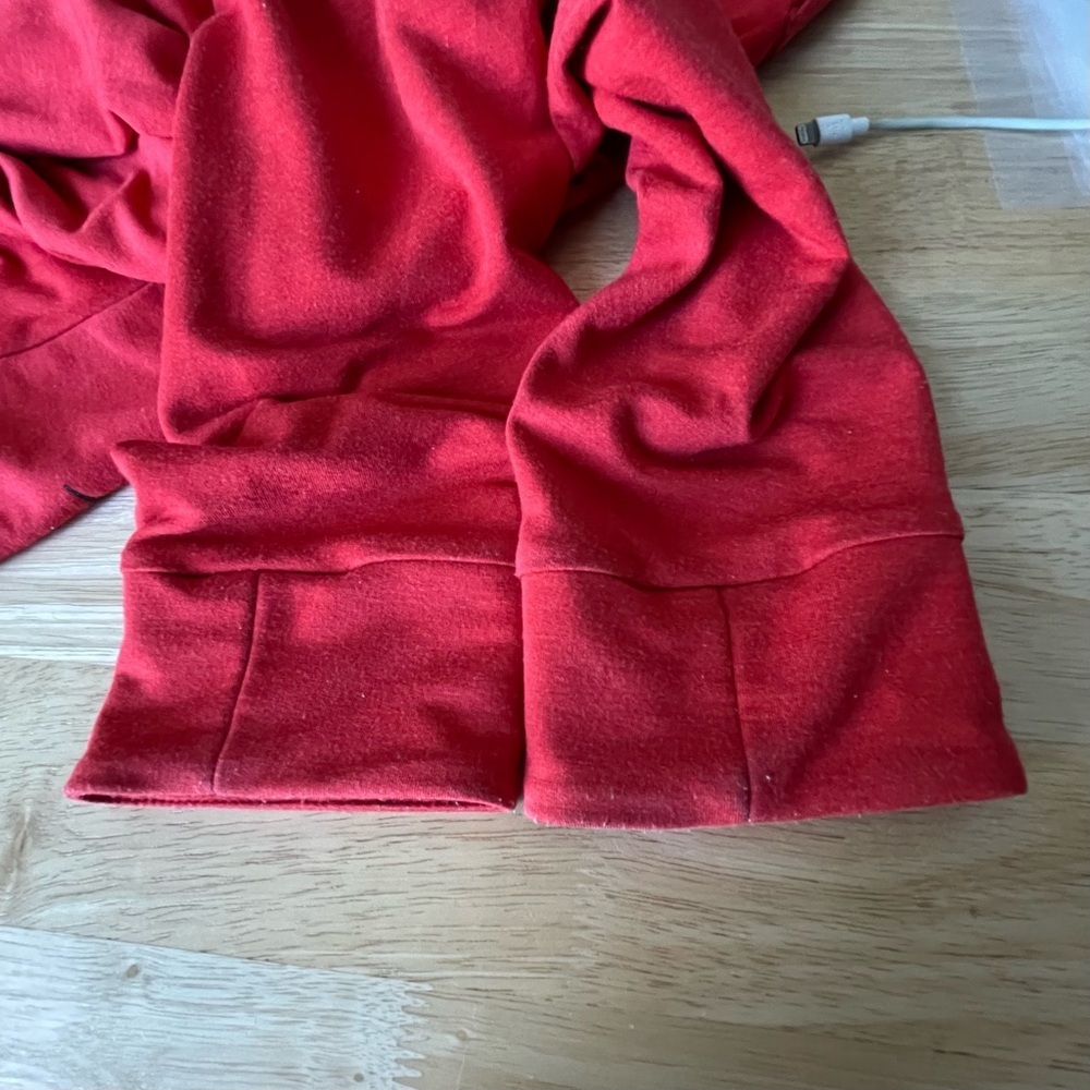 NIKE Men's Red Dri-FIT Training Fleece Full Zip Hoodie Size Medium 54262 - Picture 12 of 16